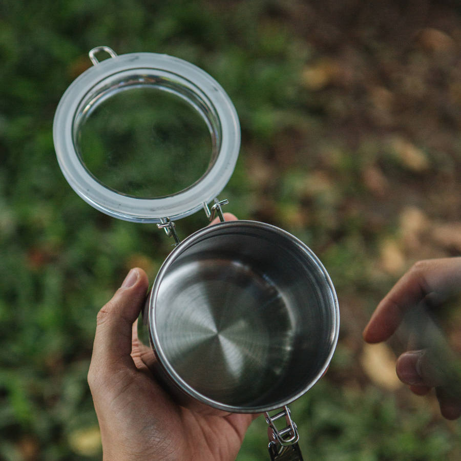 AIRTIGHT STAINLESS STEEL CONTAINER
