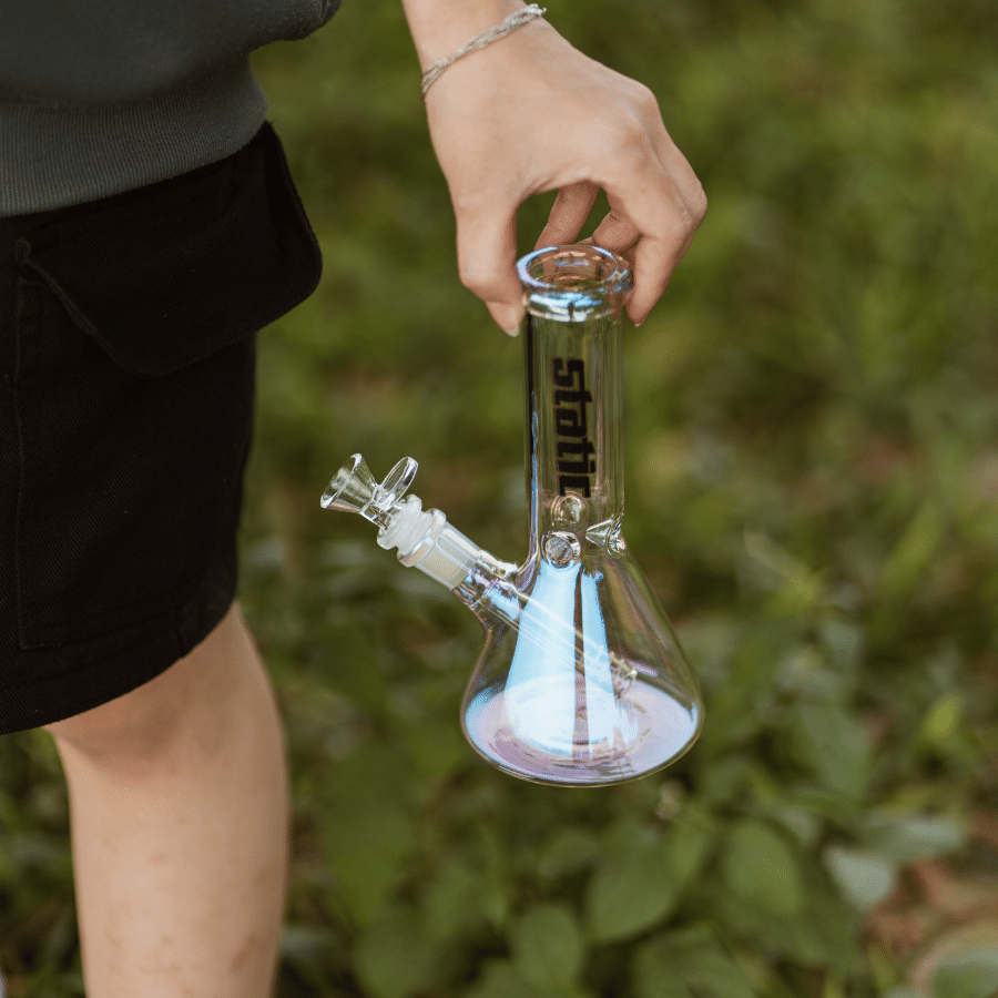 STATIC MIRROR-COATED BONG SP252