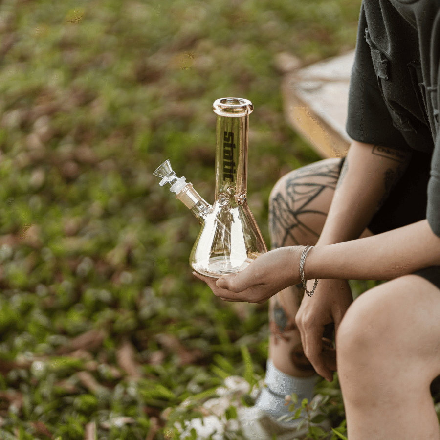 STATIC MIRROR-COATED BONG SP252