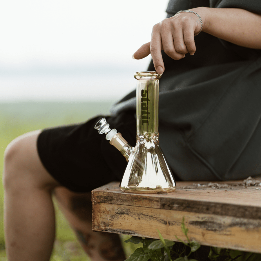 STATIC MIRROR-COATED BONG SP252