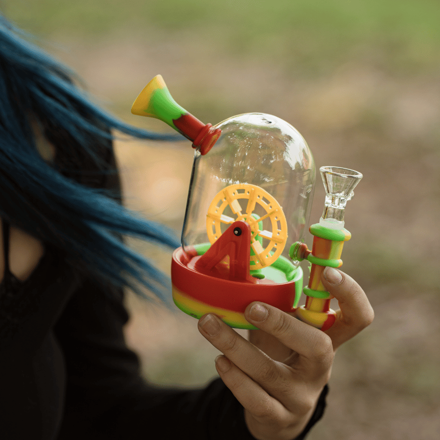 WATER WHEEL BONG TX189