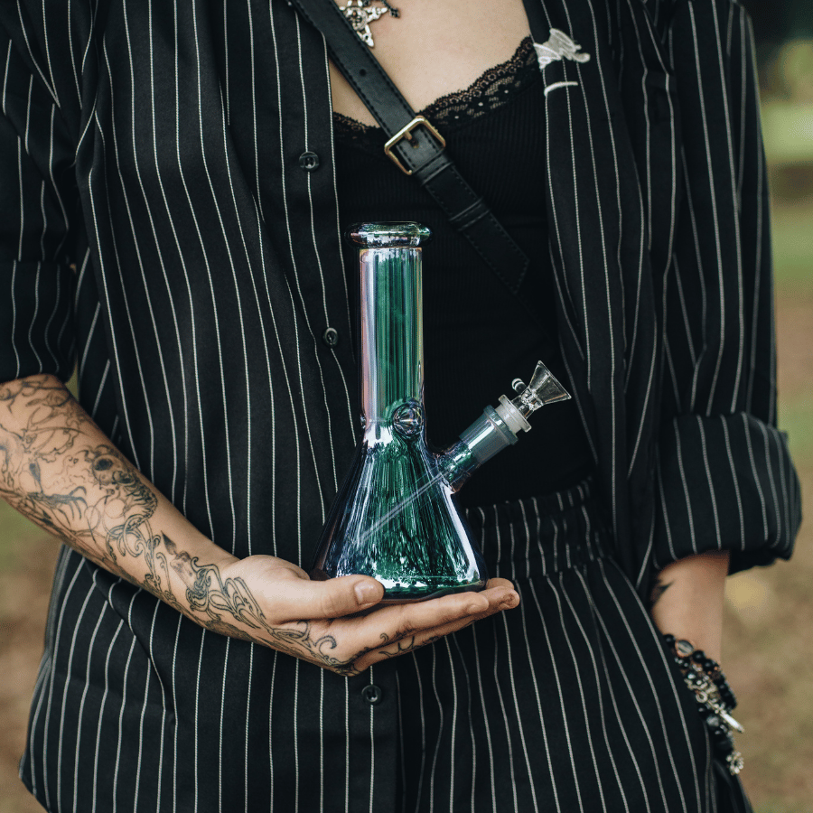 STATIC MIRROR-COATED BONG SP252