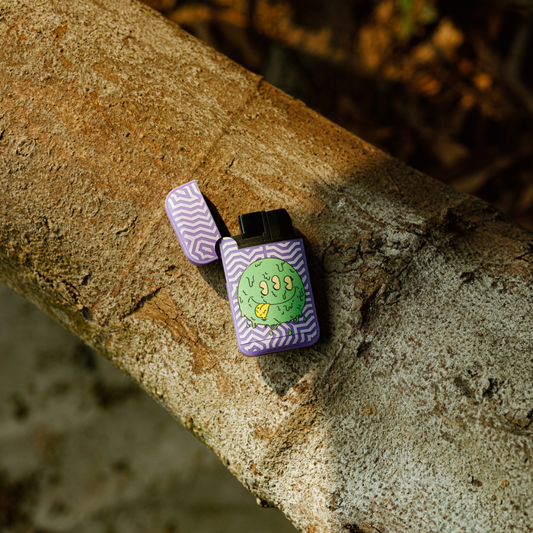 ZENGAZ TORCH LIGHTER – PURPLE MONSTER DESIGN